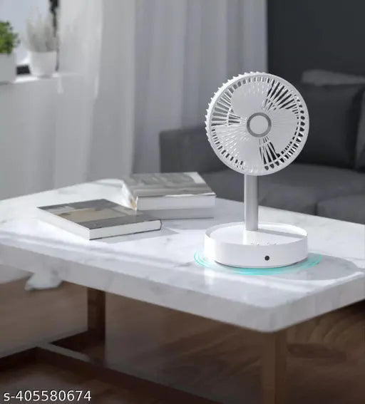 USB Rechargeable Electric Adjustable Desk Fan