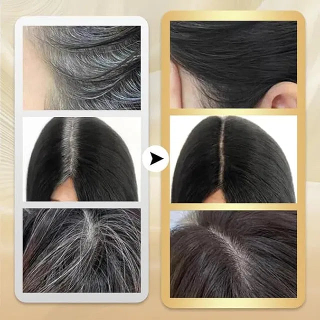 Instant Hair Dye Stick with Built-in Comb, Gray Hair Dye, 2 in 1 Touch-Up Comb