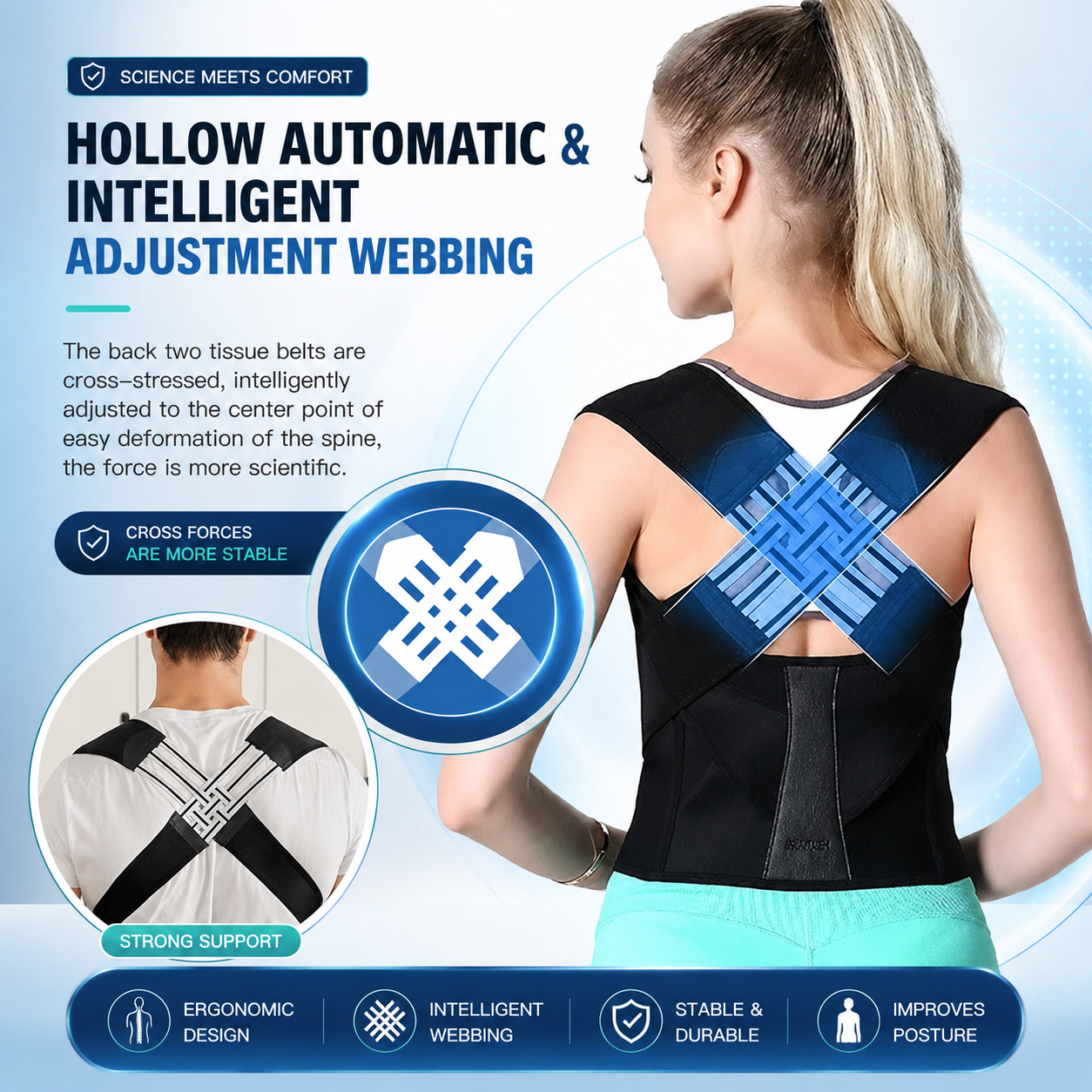 Back Brace Posture Corrector for Men and Women