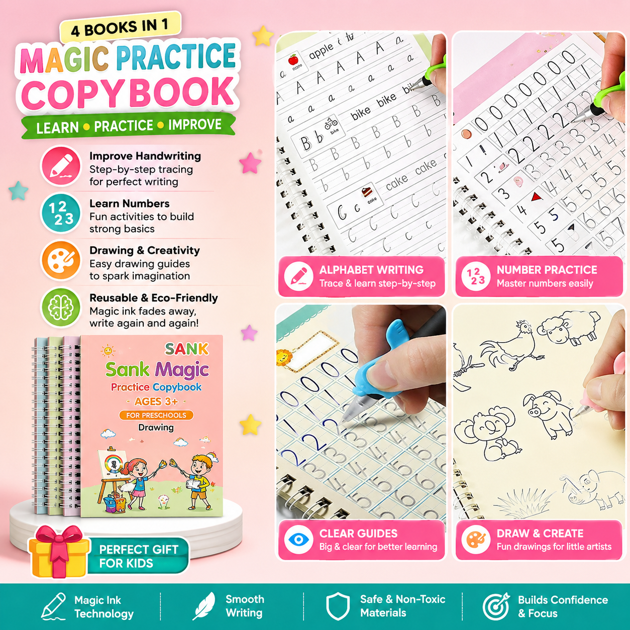 Sank Magic Practice Copybook