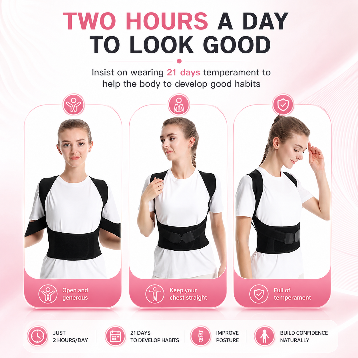 Back Brace Posture Corrector for Men and Women