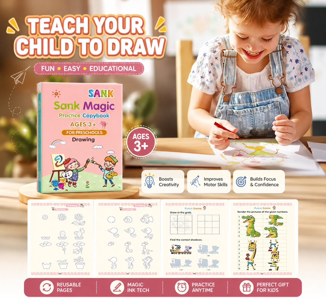 Sank Magic Practice Copybook