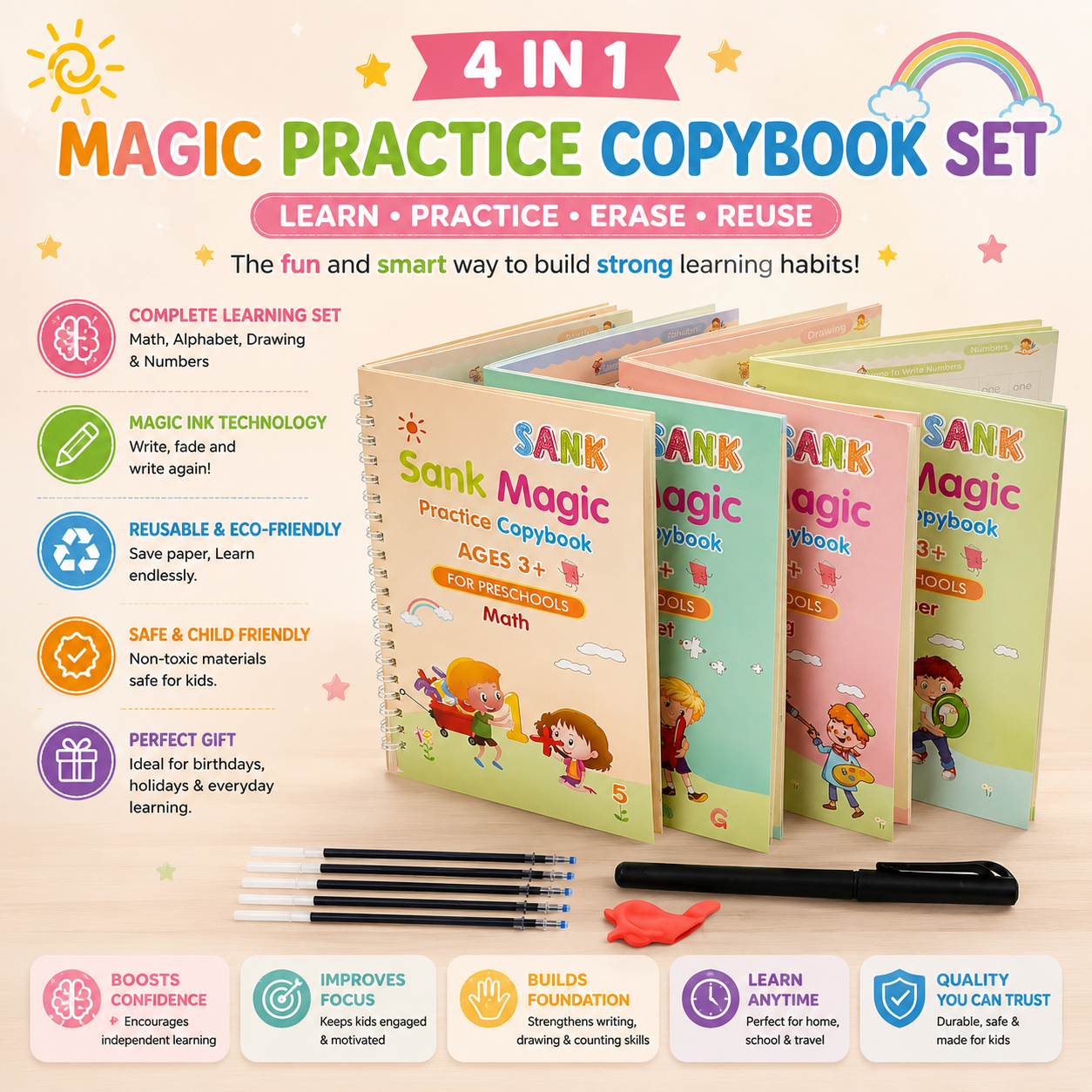 Sank Magic Practice Copybook
