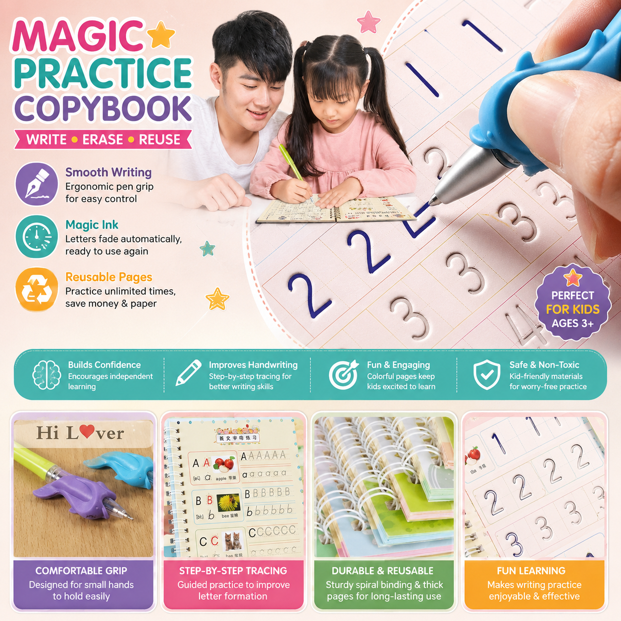 Sank Magic Practice Copybook